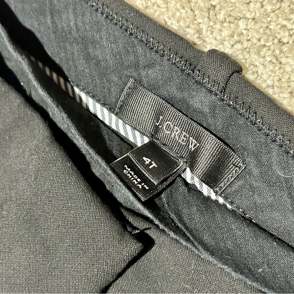 J. Crew Cameron slim cropped pant in four season stretch - 4 tall